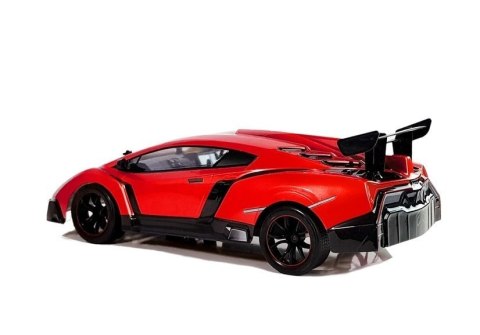 Auto Sportowe Zdalnie Sterowane 1:10 Czerwone R/C Auto Sportowe Zdalnie Sterowane 1:10 Czerwone R/C