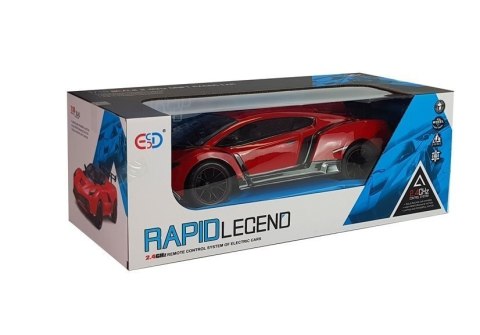 Auto Sportowe Zdalnie Sterowane 1:10 Czerwone R/C Auto Sportowe Zdalnie Sterowane 1:10 Czerwone R/C