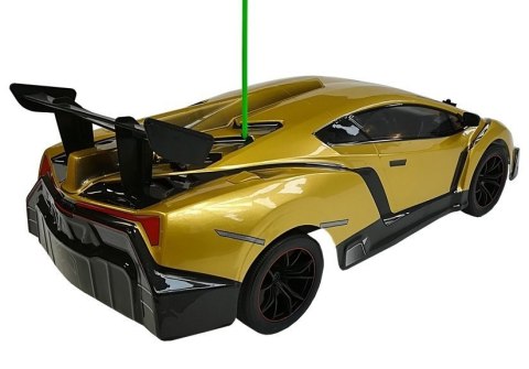 Auto Zdalnie Sterowane R/C Wyścigowe 1:10 Złote Auto Zdalnie Sterowane R/C Wyścigowe 1:10 Złote