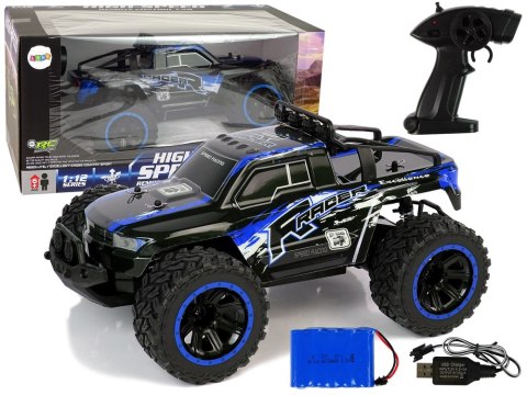 Auto Terenowe Off-Road R/C 2.4 G Amortyzatory 1:12 Niebieskie Auto Terenowe Off-Road R/C 2.4 G Amortyzatory 1:12 Niebieskie