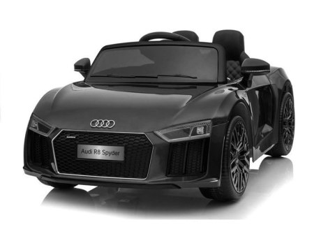 Auto na Akumulator Audi R8 Spyder Czarny Lakierowany Auto na Akumulator Audi R8 Spyder Czarny Lakierowany