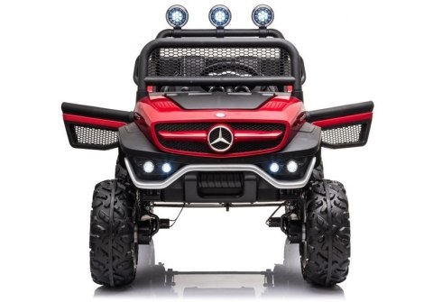 Pojazd na Akumulator Mercedes Unimog S Czerwony Lakier Pojazd na Akumulator Mercedes Unimog S Czerwony Lakier