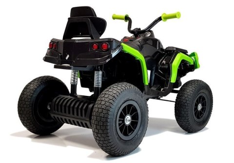Quad na Akumulator BDM0906 Pompowane Koła Czarny Quad na Akumulator BDM0906 Pompowane Koła Czarny