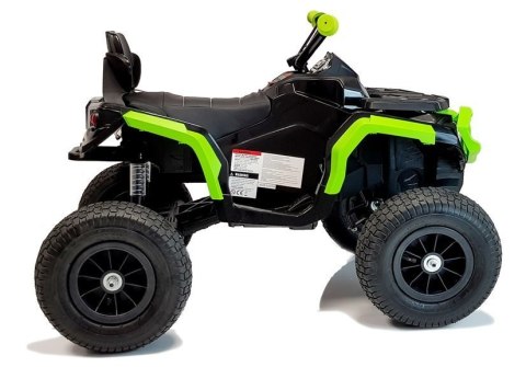Quad na Akumulator BDM0906 Pompowane Koła Czarny Quad na Akumulator BDM0906 Pompowane Koła Czarny