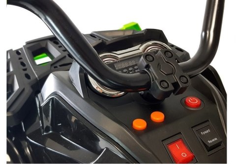 Quad na Akumulator BDM0906 Pompowane Koła Czarny Quad na Akumulator BDM0906 Pompowane Koła Czarny