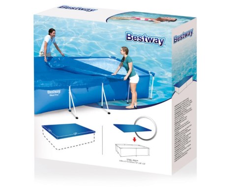Pokrywa do basenu Stelażowego 400x211 cm Bestway 58107 Pokrywa do basenu Stelażowego 400x211 cm Bestway 58107