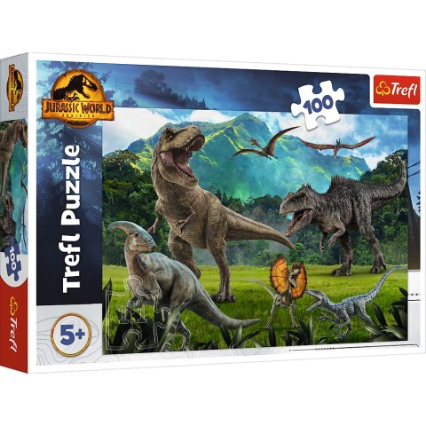 Puzzle - 100 - Park Jurajski / Universal Jurrasic World Trefl 16441 Puzzle - 100 - Park Jurajski / Universal Jurrasic World Trefl 16441