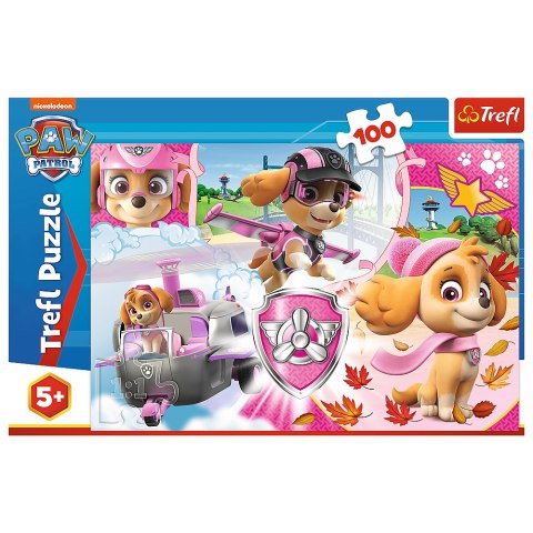 Puzzle - 100 - Skye w akcji - Viacom Paw Patrol Trefl 16368 Puzzle - 100 - Skye w akcji - Viacom Paw Patrol Trefl 16368