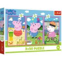 Puzzle - 3x50 - Siła przyjaźni Świnka Peppa Trefl 34877