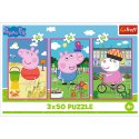 Puzzle - 3x50 - Siła przyjaźni Świnka Peppa Trefl 34877