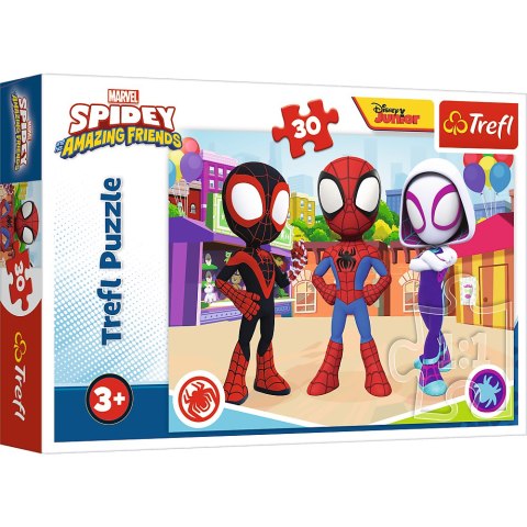 Puzzle - 30 - Przygody Spiday"a i przyjaciół - Trefl 18285 Puzzle - 30 - Przygody Spiday"a i przyjaciół - Trefl 18285