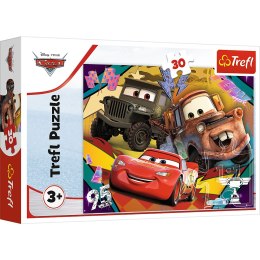 Puzzle - 30 - Rozpędzone samochody - Disney Cars 3 18293