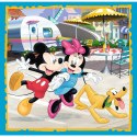 Puzzle - 3w1 - Myszka Miki z przyjaciółmi Trefl 34846