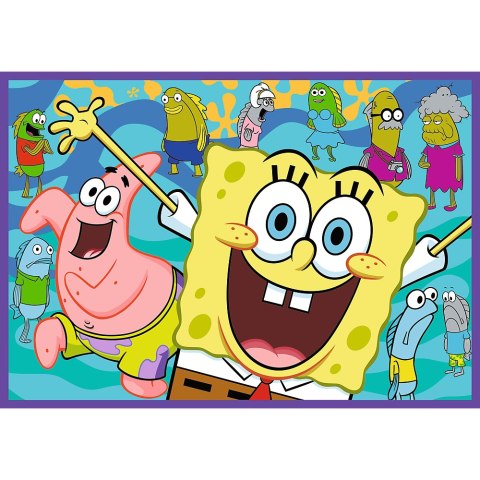 Puzzle - 4x250 - Szalony świat Sponge Boba Trefl 13342 Puzzle - 4x250 - Szalony świat Sponge Boba Trefl 13342
