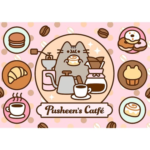 Puzzle - 500 - Pusheen w kawiarni Trefl 37528 Puzzle - 500 - Pusheen w kawiarni Trefl 37528