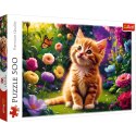 Puzzle - 500 - Uroczy kotek Trefl 37525