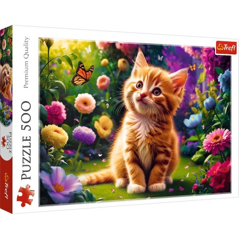 Puzzle - 500 - Uroczy kotek Trefl 37525 Puzzle - 500 - Uroczy kotek Trefl 37525