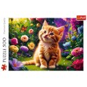 Puzzle - 500 - Uroczy kotek Trefl 37525