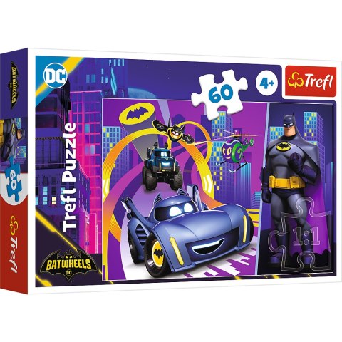 Puzzle - 60 - Batman i jego pojazdy Trefl 17400 Puzzle - 60 - Batman i jego pojazdy Trefl 17400