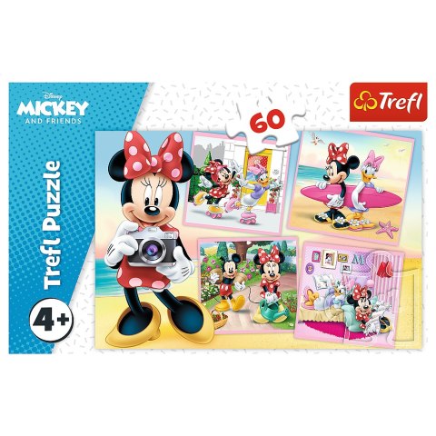 Puzzle - 60 - Urocza Minnie - Disney Minnie Trefl 17360 Puzzle - 60 - Urocza Minnie - Disney Minnie Trefl 17360