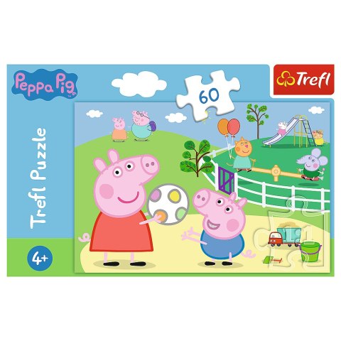 Puzzle - 60 - Zabawy w gronie przyjaciół - Peppa Pig 17356 Puzzle - 60 - Zabawy w gronie przyjaciół - Peppa Pig 17356