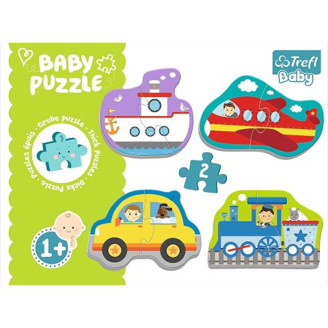 Puzzle - Baby Classic - Pojazdy transportowe / Trefl Baby 36075 Puzzle - Baby Classic - Pojazdy transportowe / Trefl Baby 36075