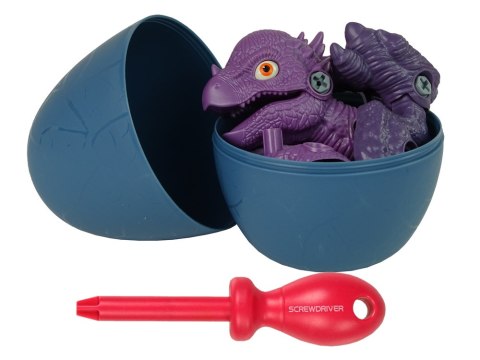 Zestaw Dinozaur Stygimoloch z Jajkiem DIY Śrubokręt Fioletowy Zestaw Dinozaur Stygimoloch z Jajkiem DIY Śrubokręt Fioletowy