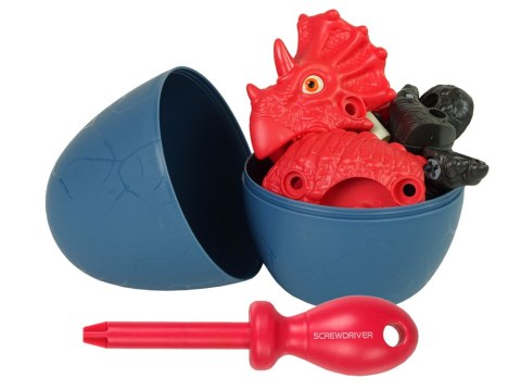 Zestaw Dinozaur Triceratops z Jajkiem DIY Śrubokręt Zestaw Dinozaur Triceratops z Jajkiem DIY Śrubokręt