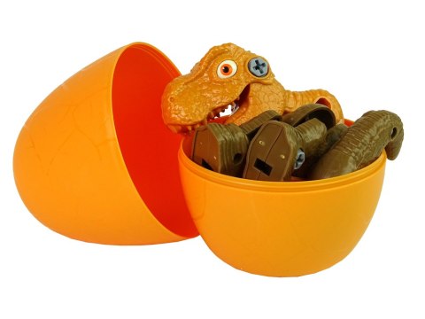 Zestaw Dinozaur Tyranozaur Rex z Jajkiem DIY Śrubokręt Pomarańczowy Zestaw Dinozaur Tyranozaur Rex z Jajkiem DIY Śrubokręt Pomarańczowy