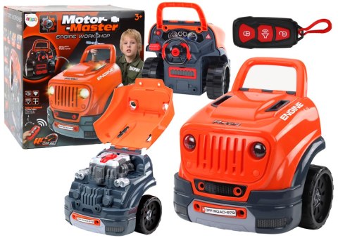 Warsztat Silnik Auto Do Rozkręcania Zestaw Majsterkowicza Pomarańczowy Warsztat Silnik Auto Do Rozkręcania Zestaw Majsterkowicza Pomarańczowy
