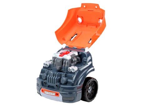 Warsztat Silnik Auto Do Rozkręcania Zestaw Majsterkowicza Pomarańczowy Warsztat Silnik Auto Do Rozkręcania Zestaw Majsterkowicza Pomarańczowy