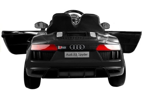Auto na Akumulator Audi R8 Spyder Czarny Lakierowany Auto na Akumulator Audi R8 Spyder Czarny Lakierowany