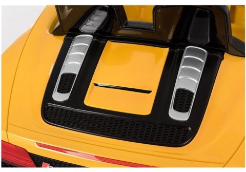Auto na Akumulator Audi R8 Spyder Żółty Lakierowany Auto na Akumulator Audi R8 Spyder Żółty Lakierowany