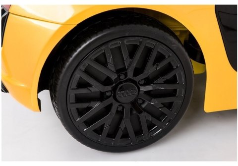 Auto na Akumulator Audi R8 Spyder Żółty Lakierowany Auto na Akumulator Audi R8 Spyder Żółty Lakierowany