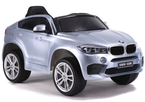 Auto na Akumulator BMW X6 Srebrny Lakierowany Auto na Akumulator BMW X6 Srebrny Lakierowany