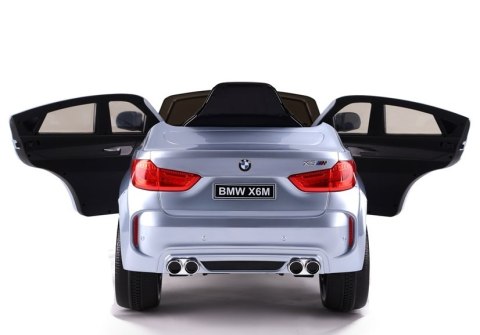 Auto na Akumulator BMW X6 Srebrny Lakierowany Auto na Akumulator BMW X6 Srebrny Lakierowany