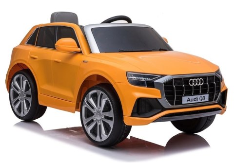 Auto na Akumulator Audi Q8 JJ2066 Żółty Lakierowany Auto na Akumulator Audi Q8 JJ2066 Żółty Lakierowany