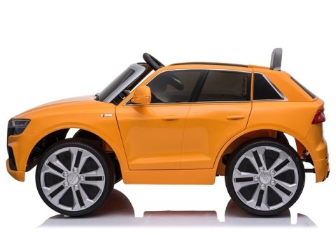 Auto na Akumulator Audi Q8 JJ2066 Żółty Lakierowany Auto na Akumulator Audi Q8 JJ2066 Żółty Lakierowany
