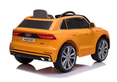 Auto na Akumulator Audi Q8 JJ2066 Żółty Lakierowany Auto na Akumulator Audi Q8 JJ2066 Żółty Lakierowany