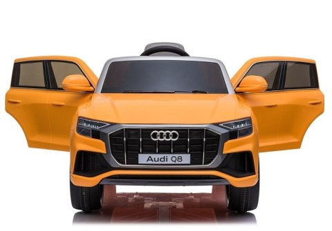 Auto na Akumulator Audi Q8 JJ2066 Żółty Lakierowany Auto na Akumulator Audi Q8 JJ2066 Żółty Lakierowany