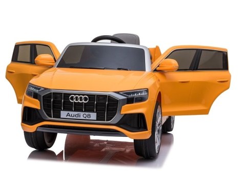 Auto na Akumulator Audi Q8 JJ2066 Żółty Lakierowany Auto na Akumulator Audi Q8 JJ2066 Żółty Lakierowany