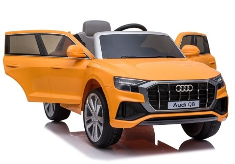 Auto na Akumulator Audi Q8 JJ2066 Żółty Lakierowany Auto na Akumulator Audi Q8 JJ2066 Żółty Lakierowany