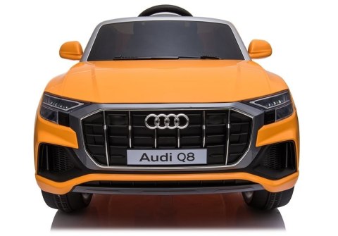 Auto na Akumulator Audi Q8 JJ2066 Żółty Lakierowany Auto na Akumulator Audi Q8 JJ2066 Żółty Lakierowany