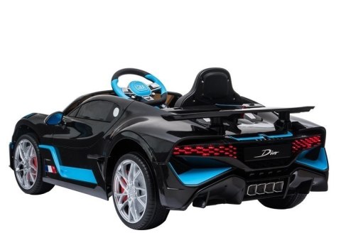Auto na Akumulator Bugatti Divo Czarny Lakierowany Auto na Akumulator Bugatti Divo Czarny Lakierowany