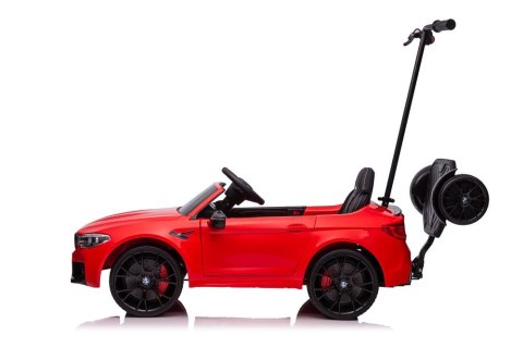 Auto Na Akumulator BMW M5 Z Platformą Dla Rodzica Czerwone Lakierowane Auto Na Akumulator BMW M5 Z Platformą Dla Rodzica Czerwone Lakierowane