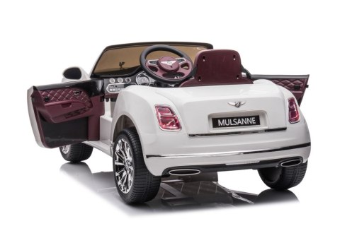 Auto Na Akumulator Bentley Mulsanne Biały Auto Na Akumulator Bentley Mulsanne Biały