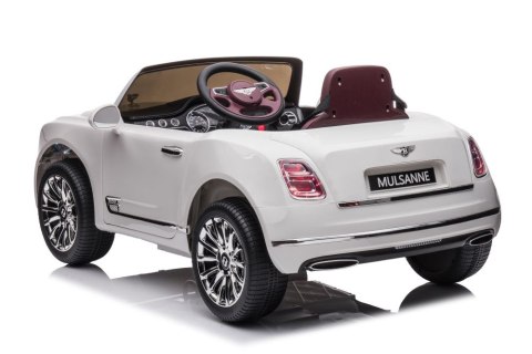 Auto Na Akumulator Bentley Mulsanne Biały Auto Na Akumulator Bentley Mulsanne Biały