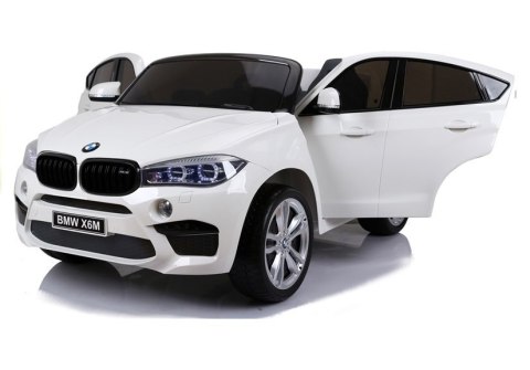 Auto Na Akumulator NOWE BMW X6M Białe Auto Na Akumulator NOWE BMW X6M Białe