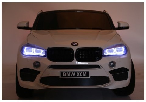 Auto Na Akumulator NOWE BMW X6M Białe Auto Na Akumulator NOWE BMW X6M Białe