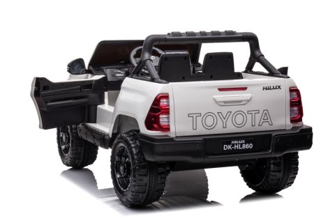 Auto Na Akumulator Toyota Hilux DK-HL860 Białe Auto Na Akumulator Toyota Hilux DK-HL860 Białe
